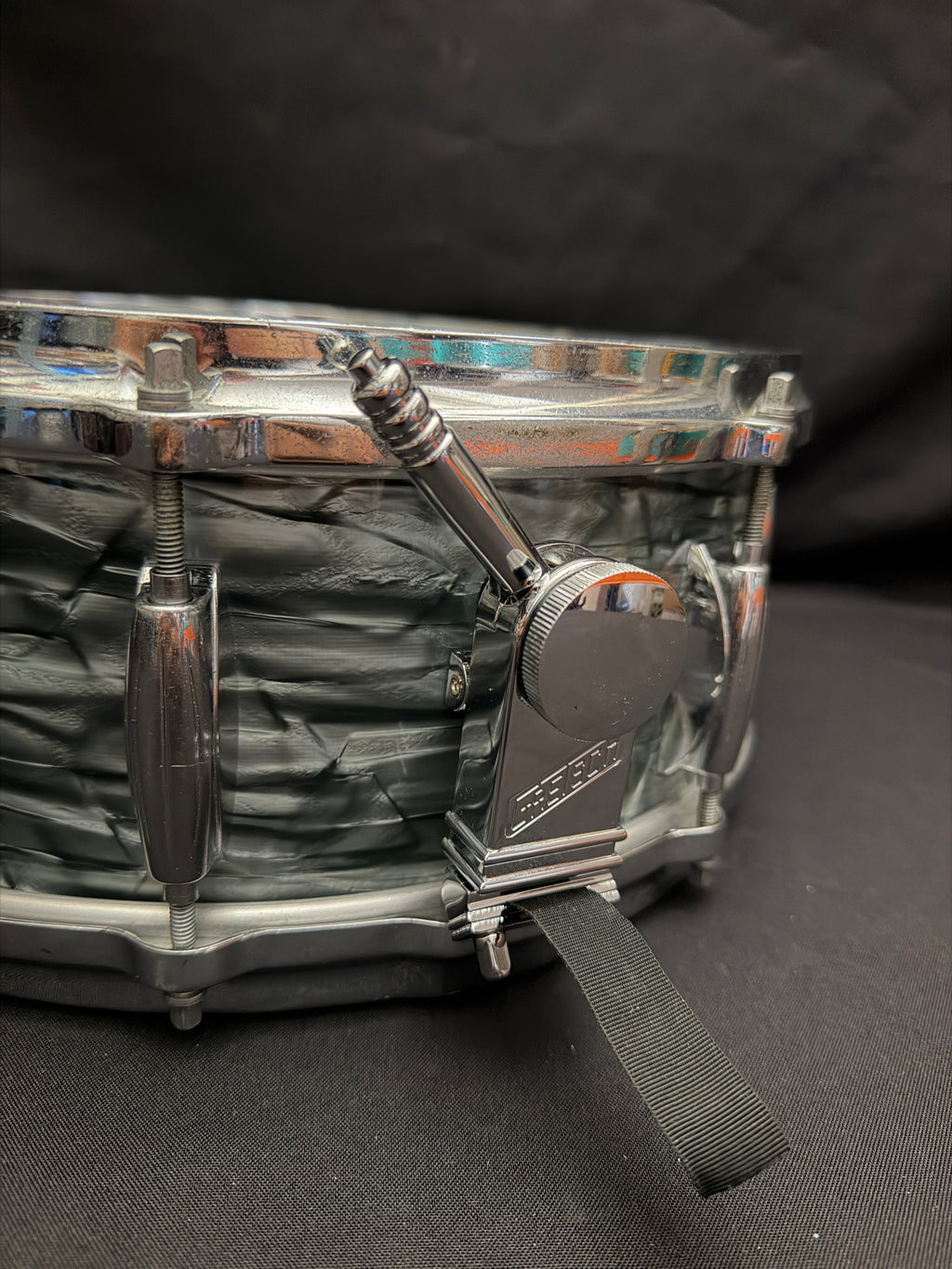 1950's Gretsch Broadkaster Name Band 14" x 5,5" Midnight Blue snare drum