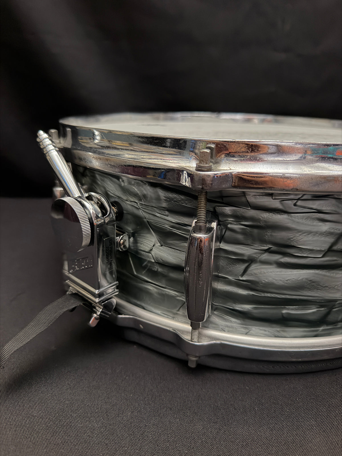 1950's Gretsch Broadkaster Name Band 14" x 5,5" Midnight Blue snare drum