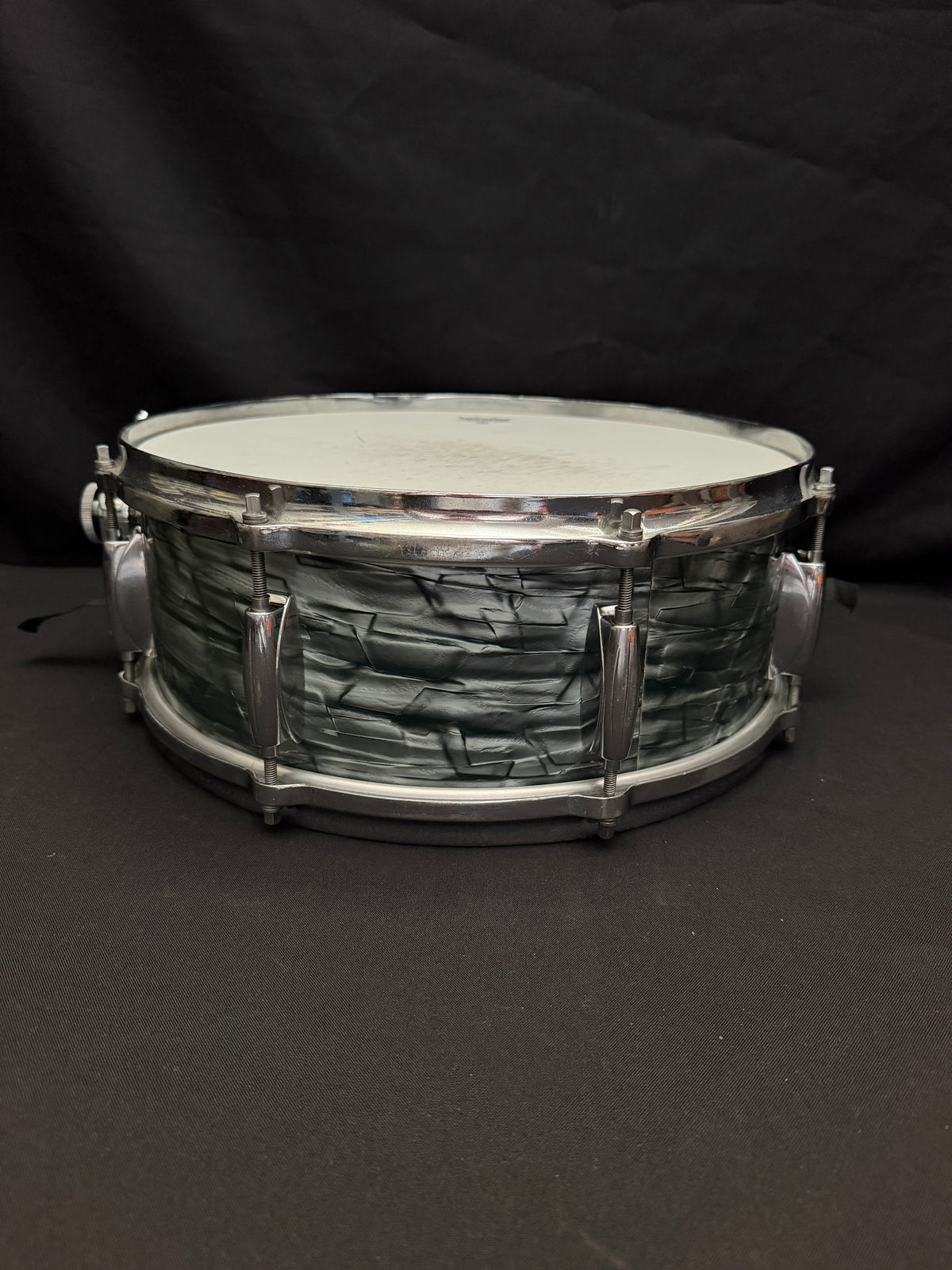1950's Gretsch Broadkaster Name Band 14" x 5,5" Midnight Blue snare drum