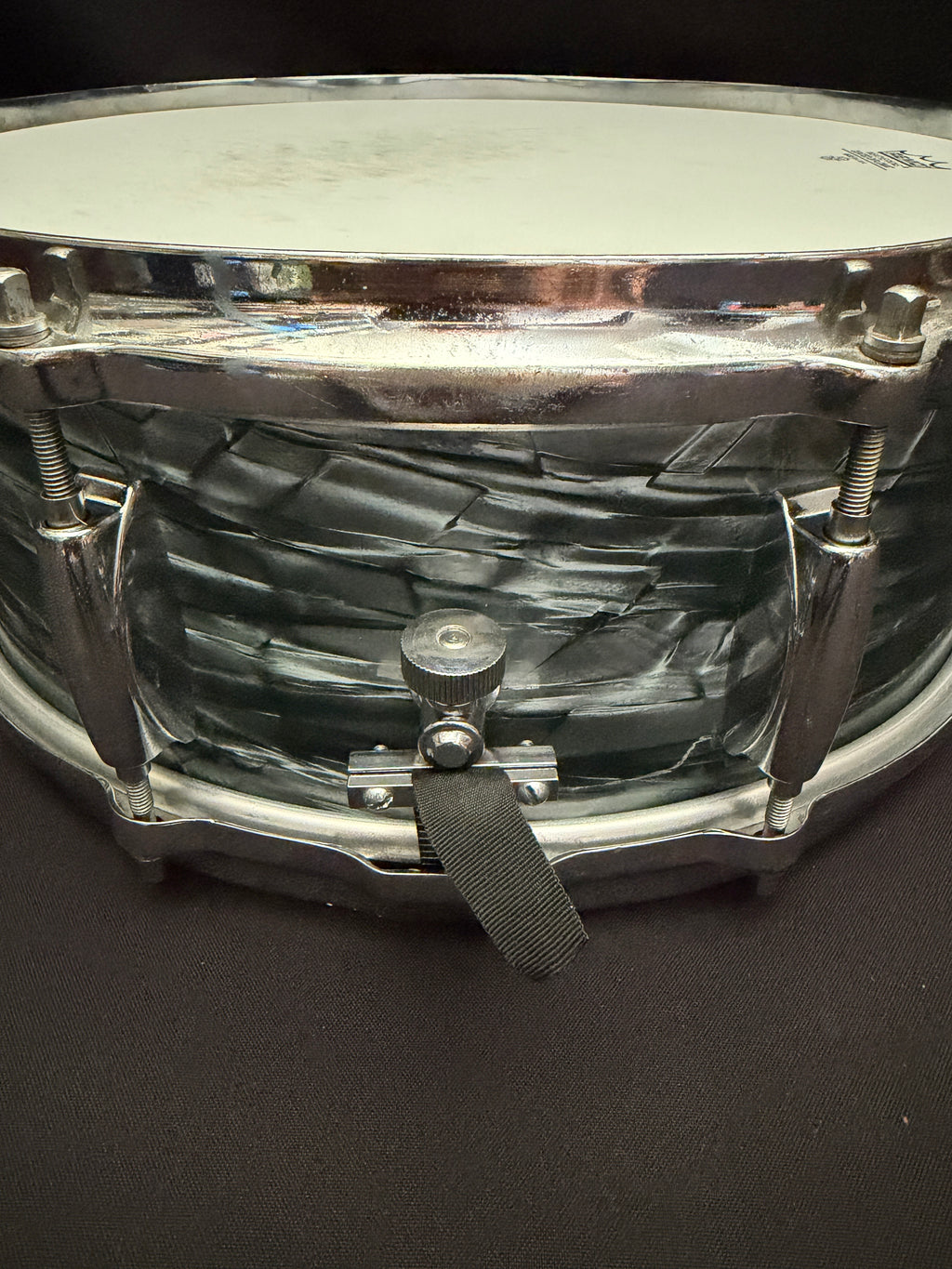 1950's Gretsch Broadkaster Name Band 14" x 5,5" Midnight Blue snare drum