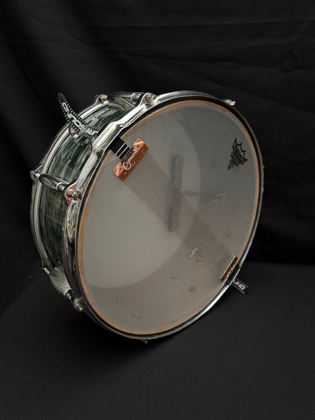 1950's Gretsch Broadkaster Name Band 14" x 5,5" Midnight Blue snare drum