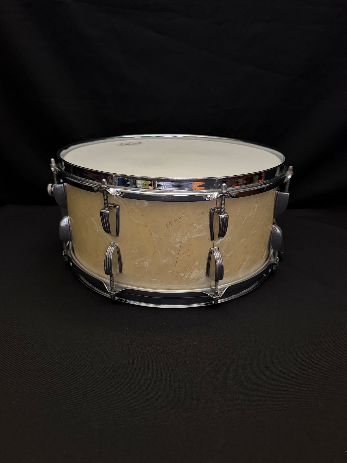 1950's WFL Ludwig New Classic Ray McKinley 14" x 6,5" snare drum White Marine Pearl