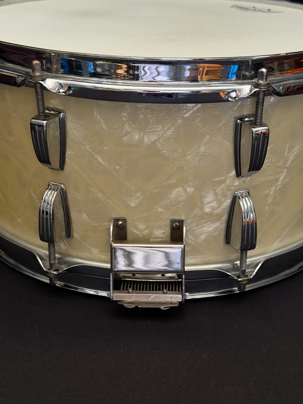 1950's WFL Ludwig New Classic Ray McKinley 14" x 6,5" snare drum White Marine Pearl