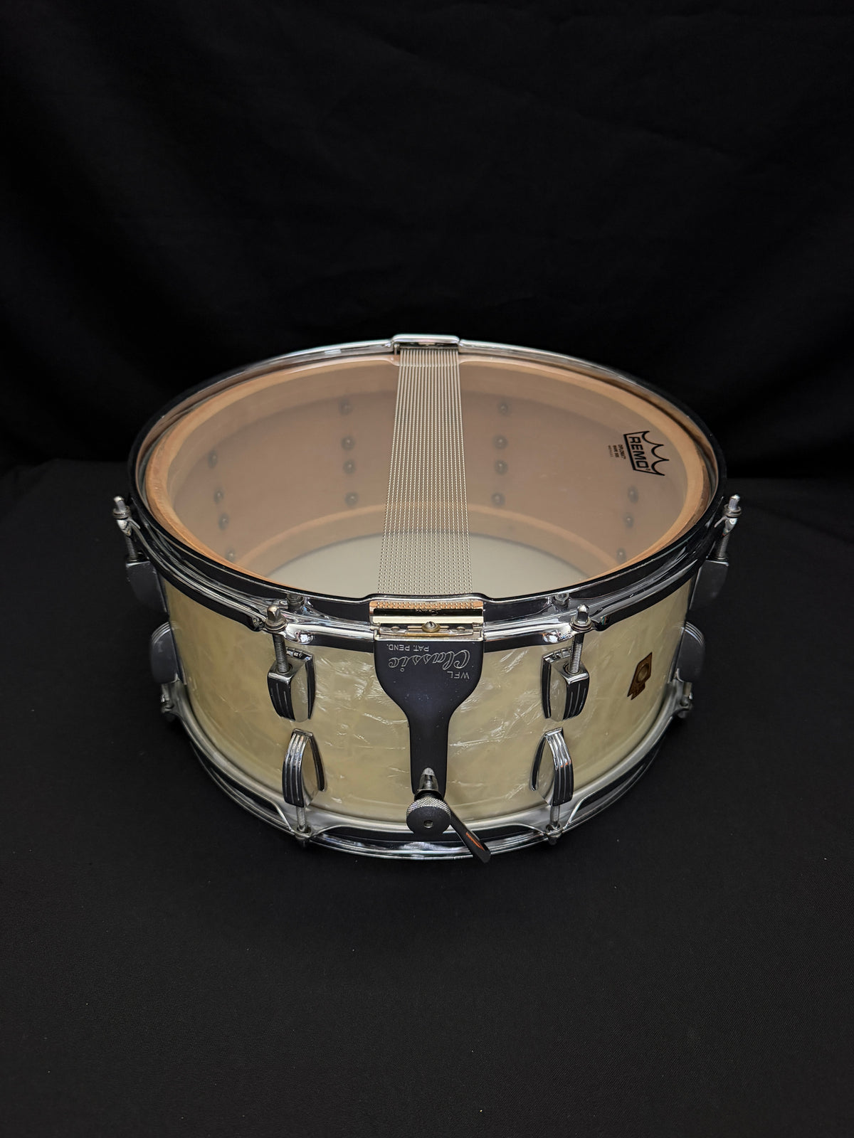 1950's WFL Ludwig New Classic Ray McKinley 14" x 6,5" snare drum White Marine Pearl