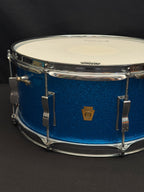 1964 Ludwig Auditorium 14" x 6,5" Blue Sparkle snare drum