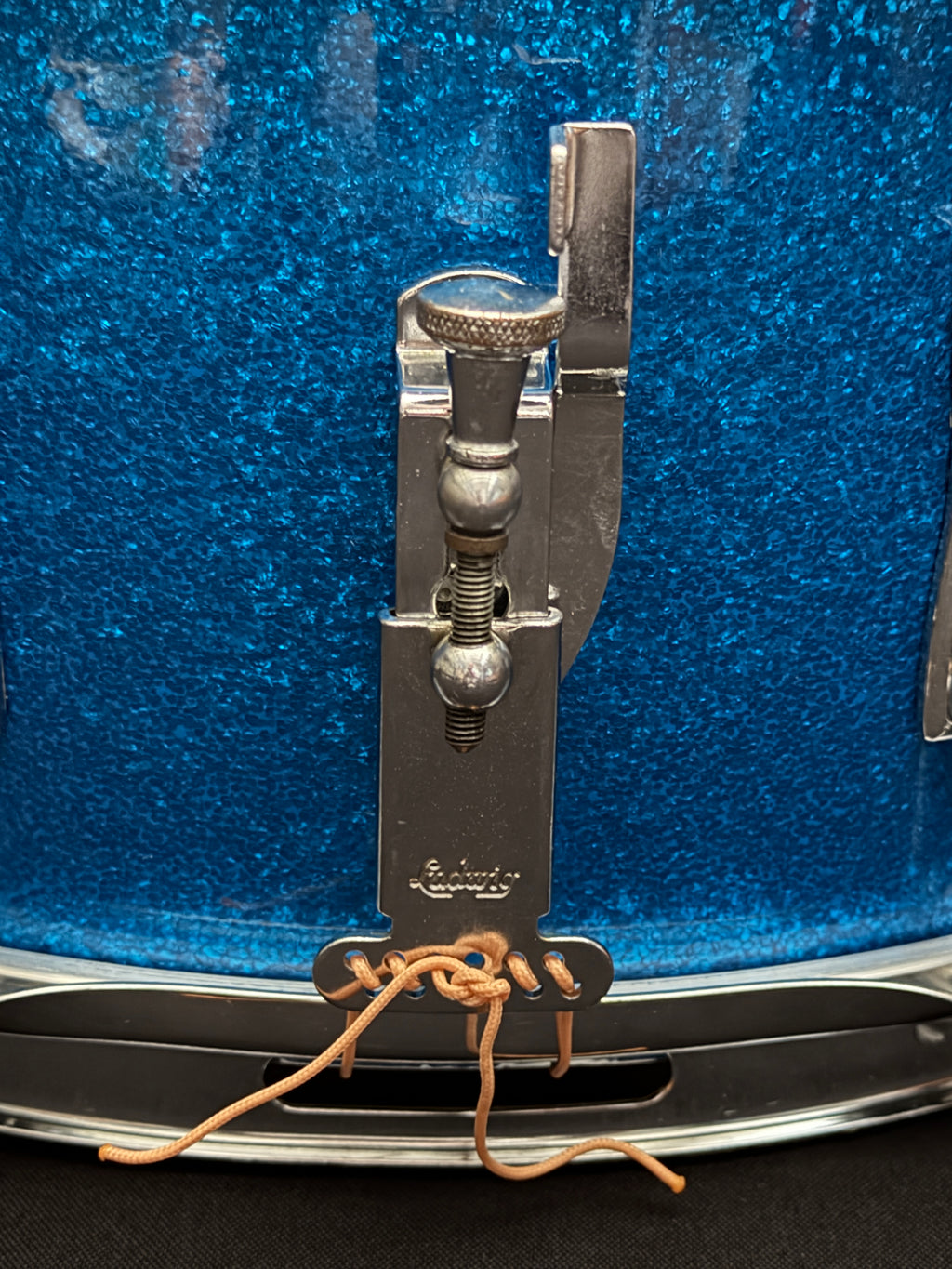 1964 Ludwig Auditorium 14" x 6,5" Blue Sparkle snare drum