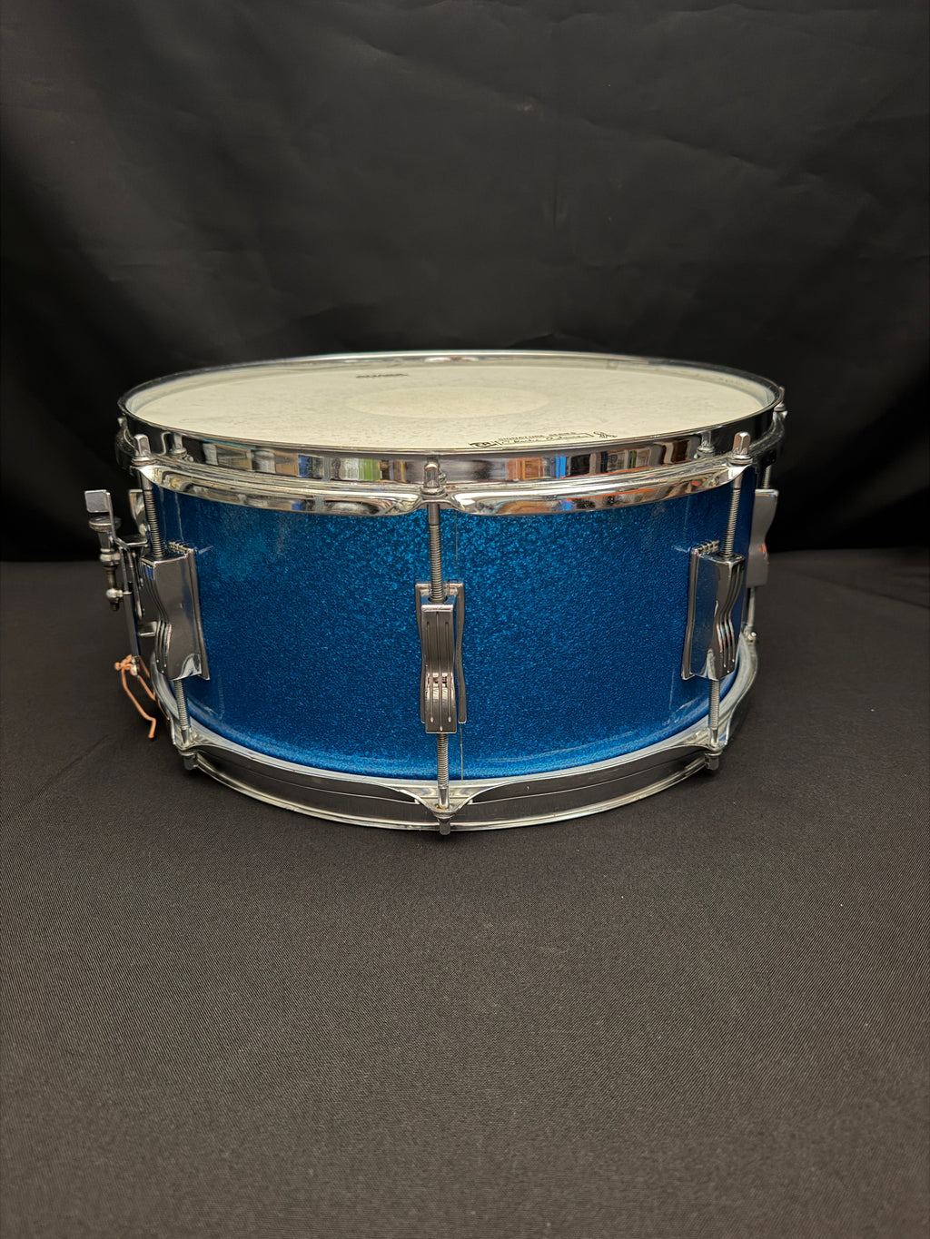1964 Ludwig Auditorium 14" x 6,5" Blue Sparkle snare drum