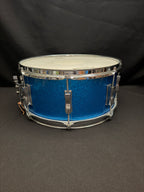 1964 Ludwig Auditorium 14" x 6,5" Blue Sparkle snare drum