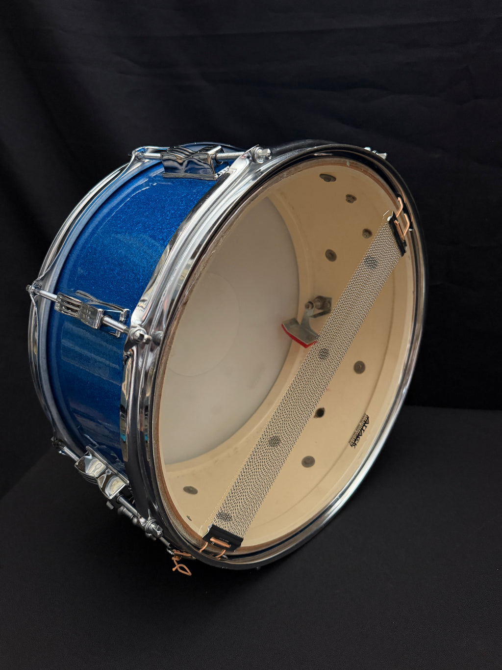 1964 Ludwig Auditorium 14" x 6,5" Blue Sparkle snare drum