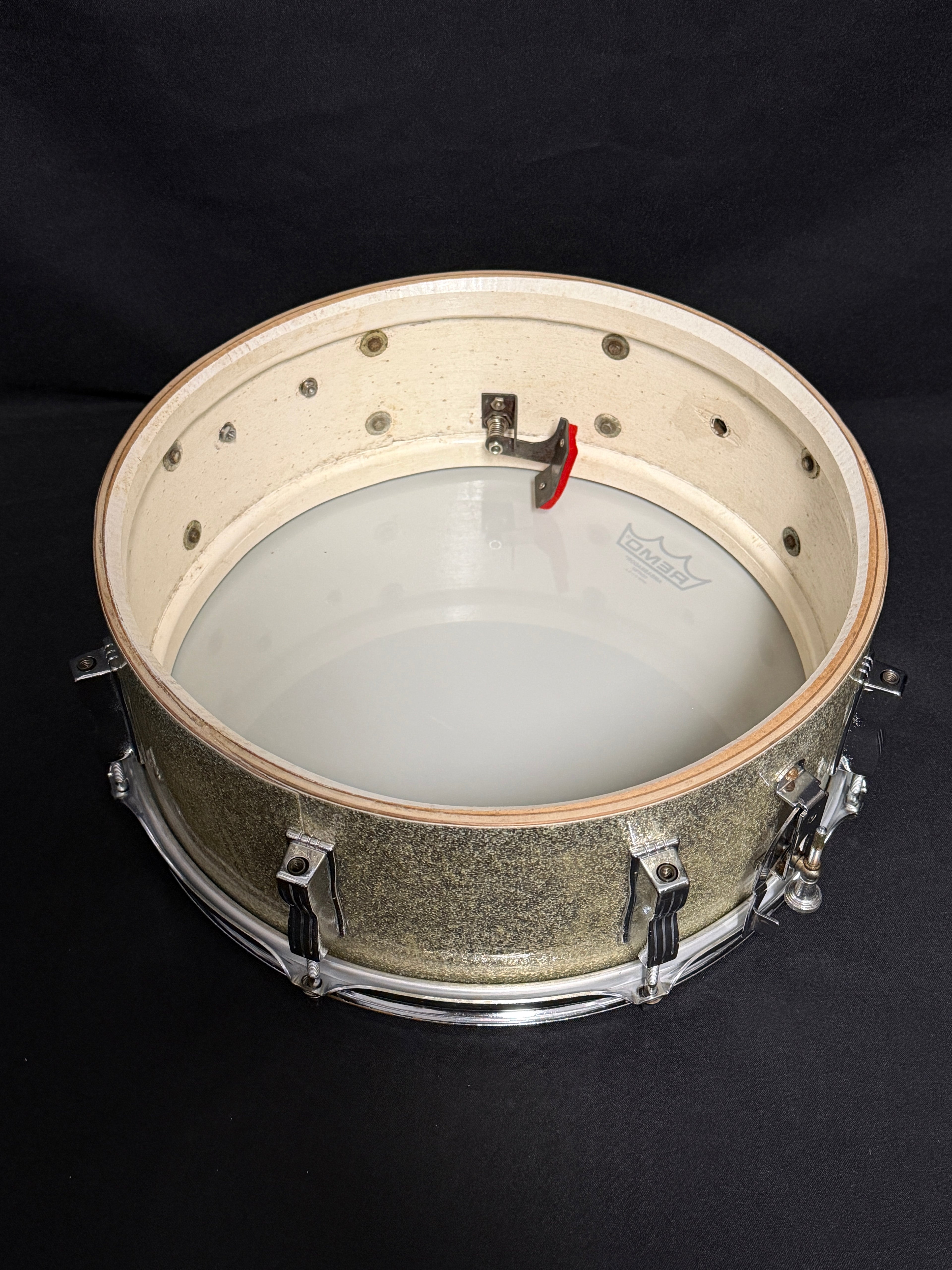 1964 Ludwig Jazz Festival 14" x 5" Silver Sparkle snare drum
