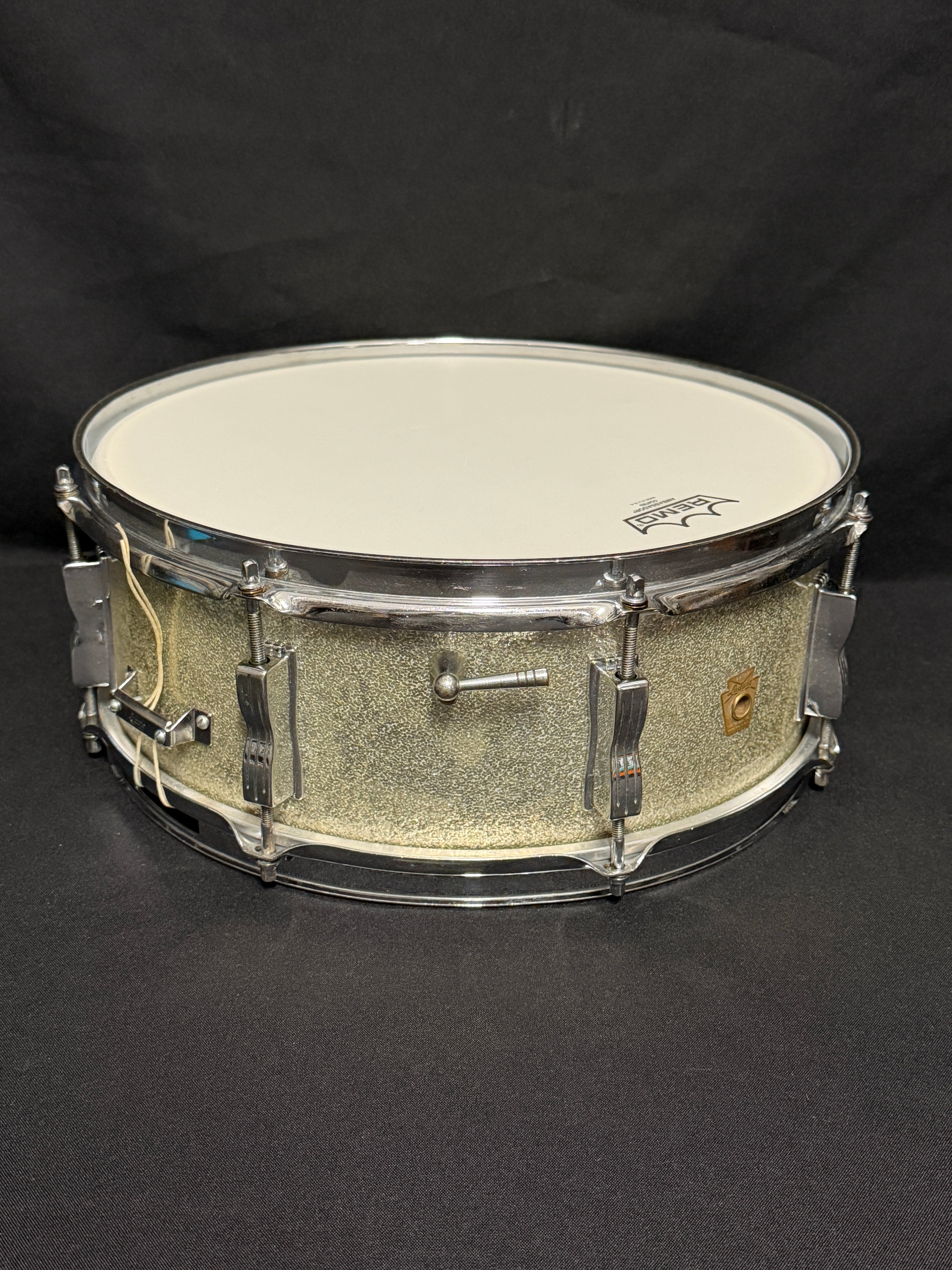 1964 Ludwig Jazz Festival 14" x 5" Silver Sparkle snare drum