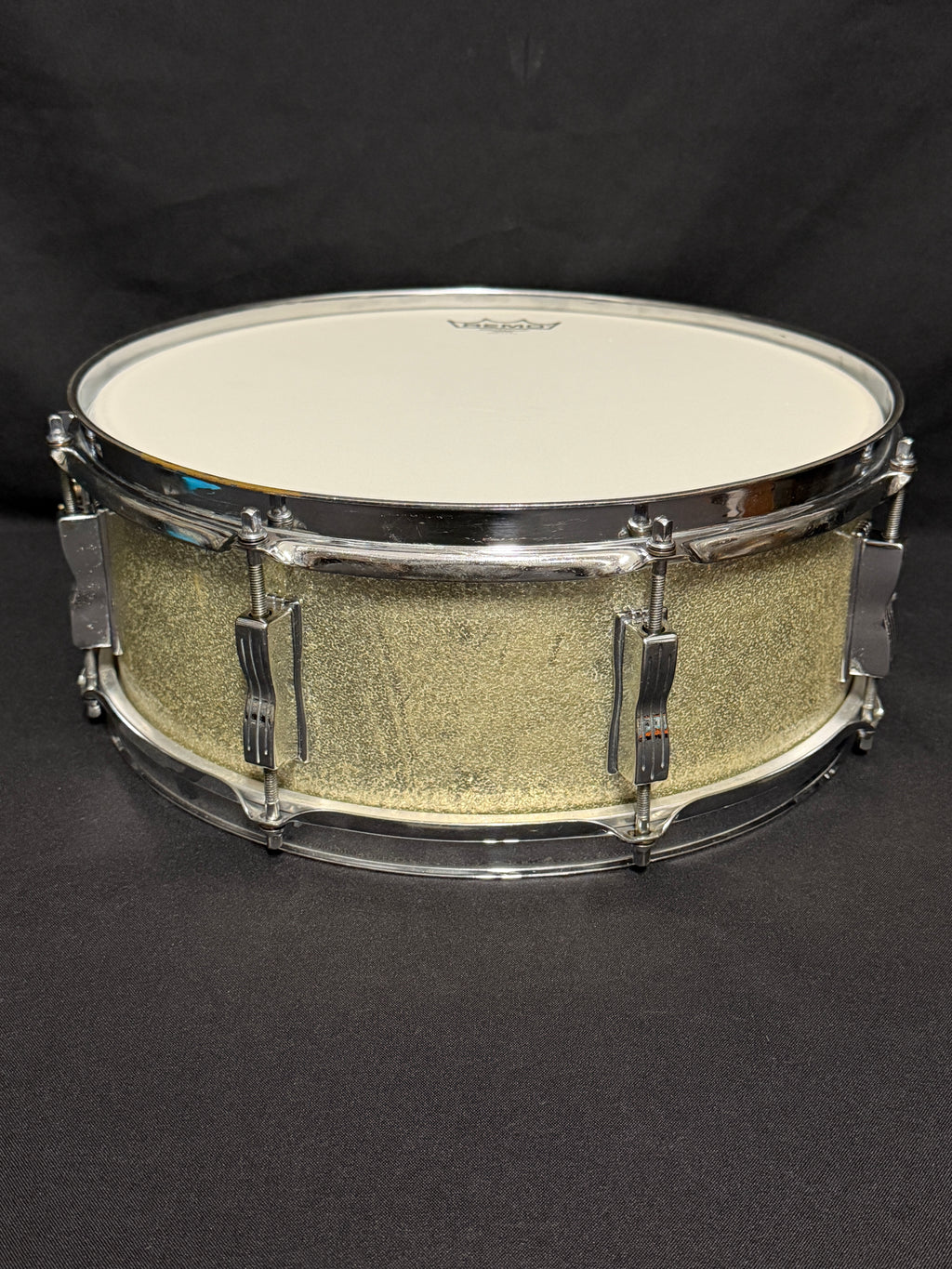 1964 Ludwig Jazz Festival 14" x 5" Silver Sparkle snare drum