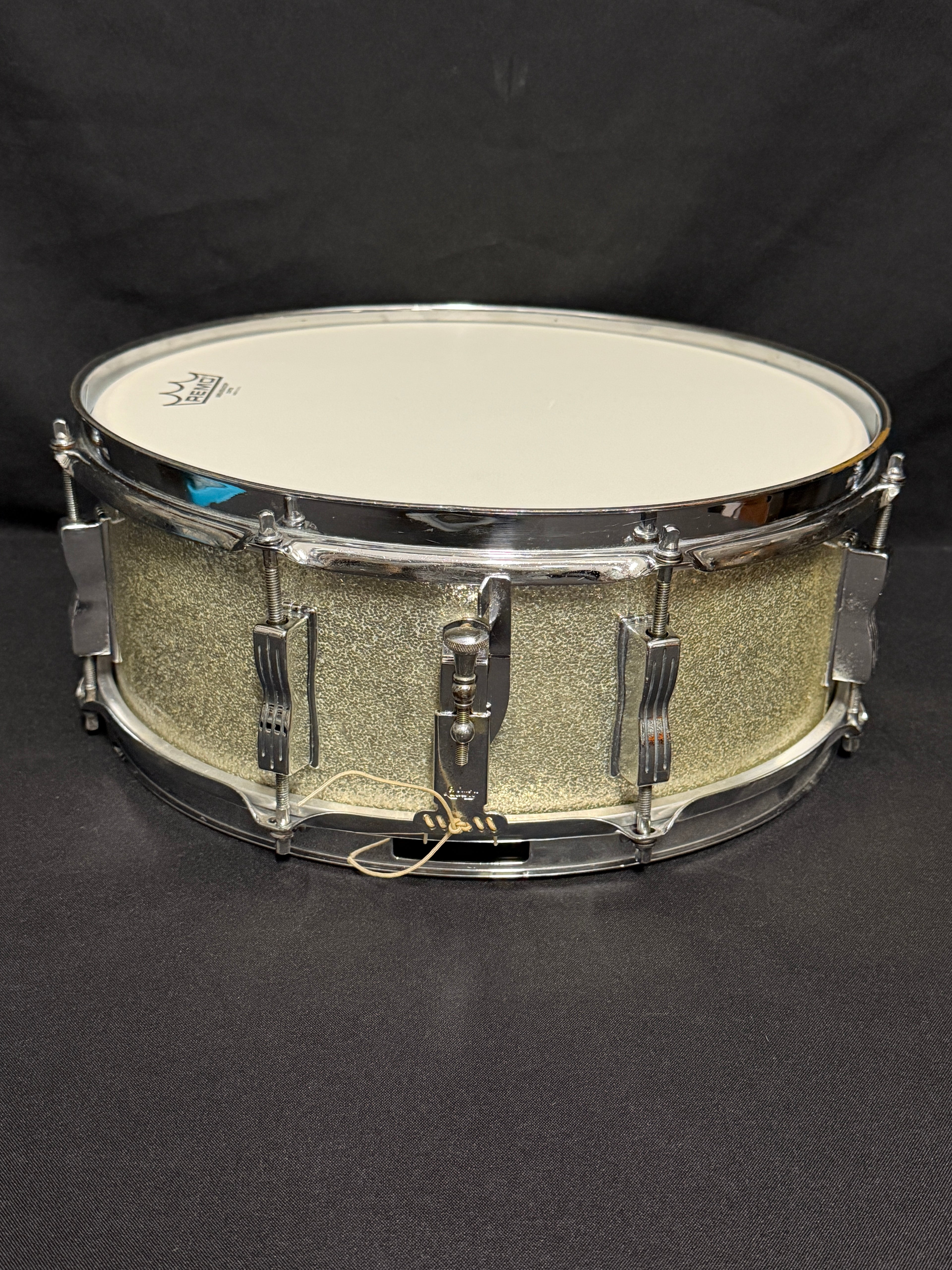 1964 Ludwig Jazz Festival 14" x 5" Silver Sparkle snare drum