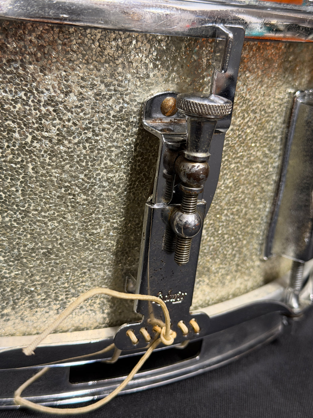 1964 Ludwig Jazz Festival 14" x 5" Silver Sparkle snare drum