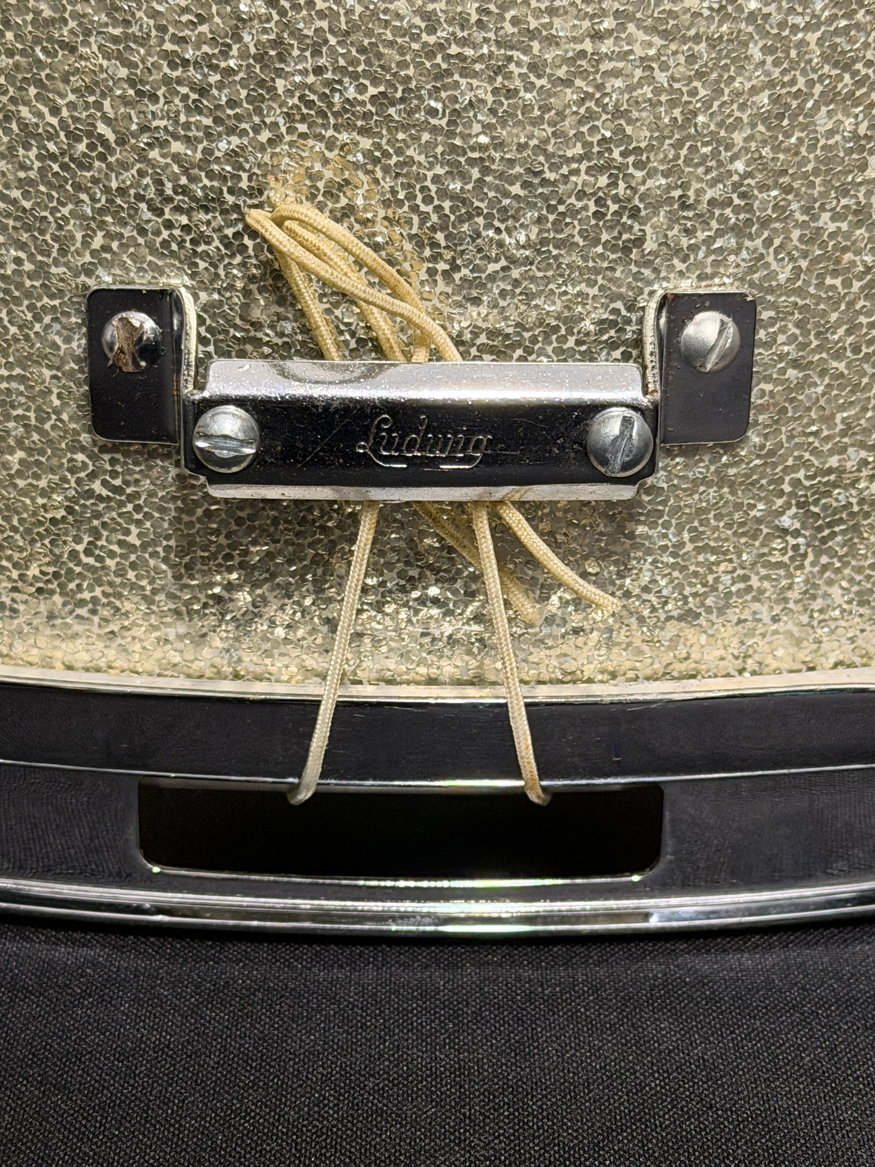 1964 Ludwig Jazz Festival 14" x 5" Silver Sparkle snare drum