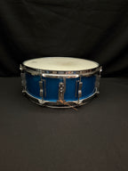 1965 Ludwig Jazz Festival 14" x 5" Blue Sparkle snare drum