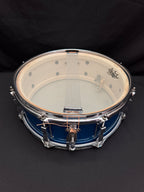 1965 Ludwig Jazz Festival 14" x 5" Blue Sparkle snare drum