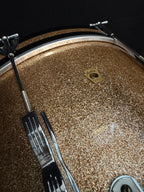 1967 Ludwig Club Date 20" x 14" Bass Drum Champagne Sparkle