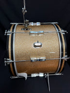 1967 Ludwig Club Date 20" x 14" Bass Drum Champagne Sparkle