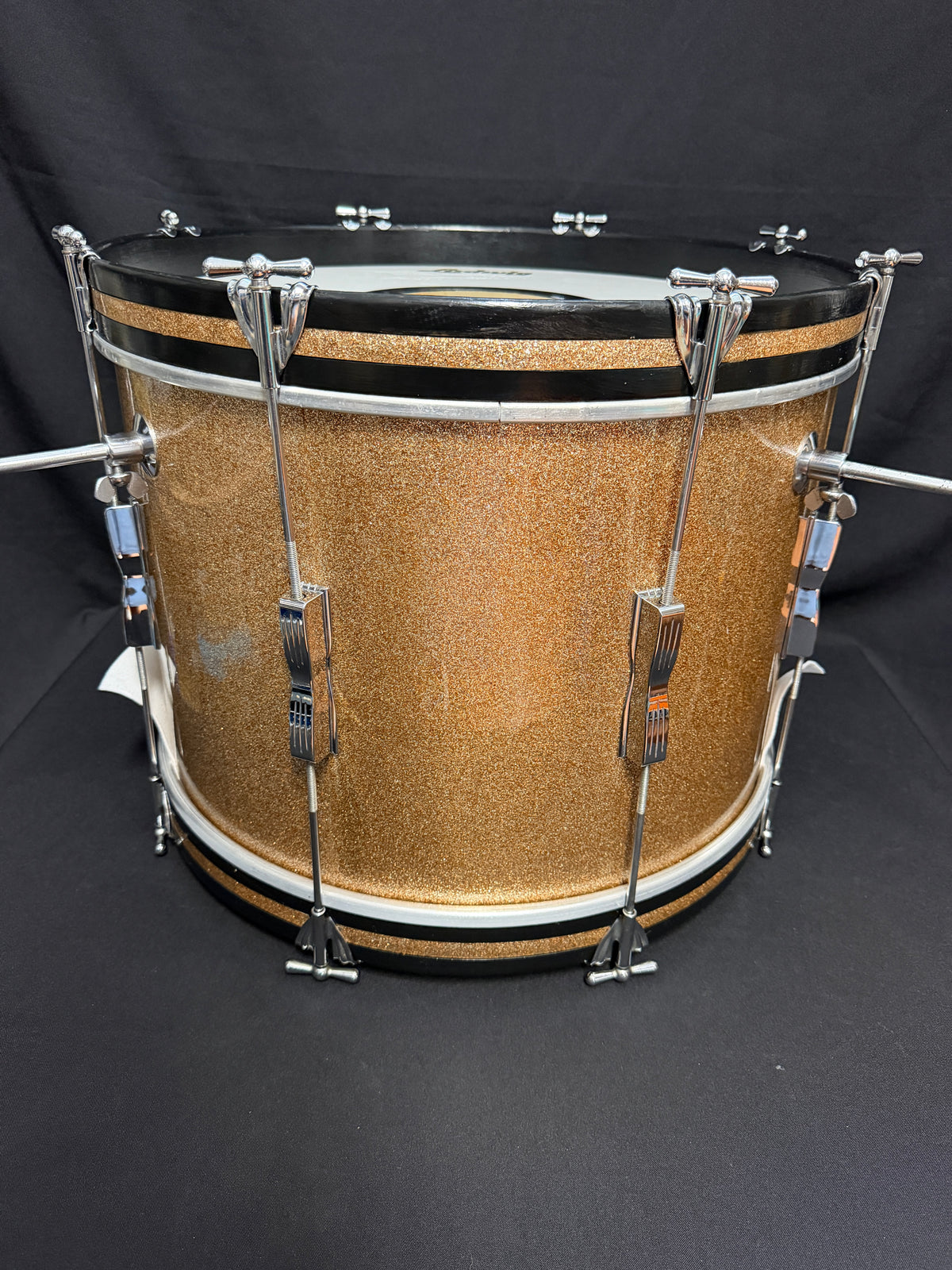 1967 Ludwig Club Date 20" x 14" Bass Drum Champagne Sparkle