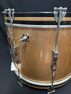 1967 Ludwig Club Date 20" x 14" Bass Drum Champagne Sparkle