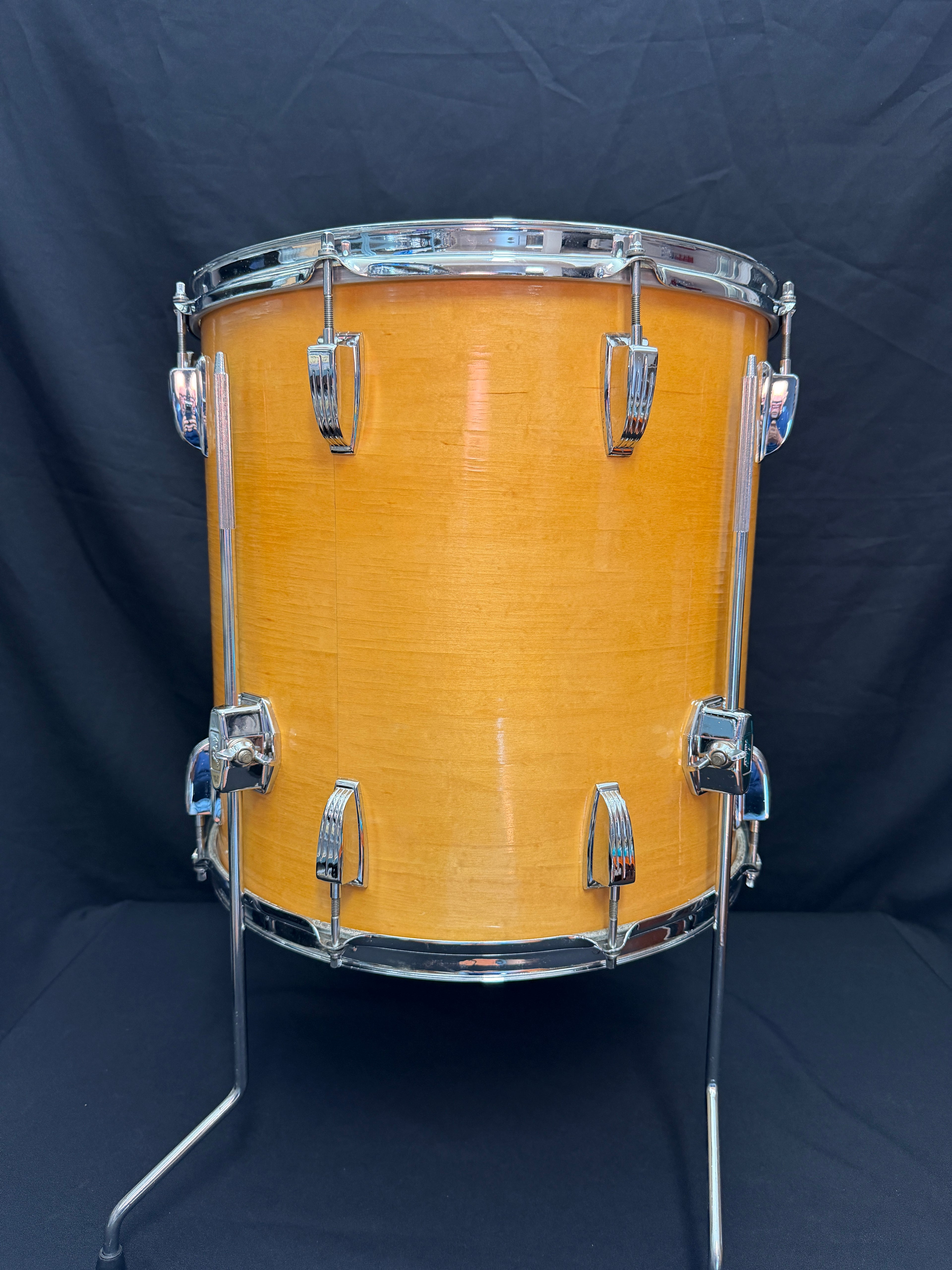 1969 Ludwig Floor Tom 16"x 16" Thermogloss 3-ply shell