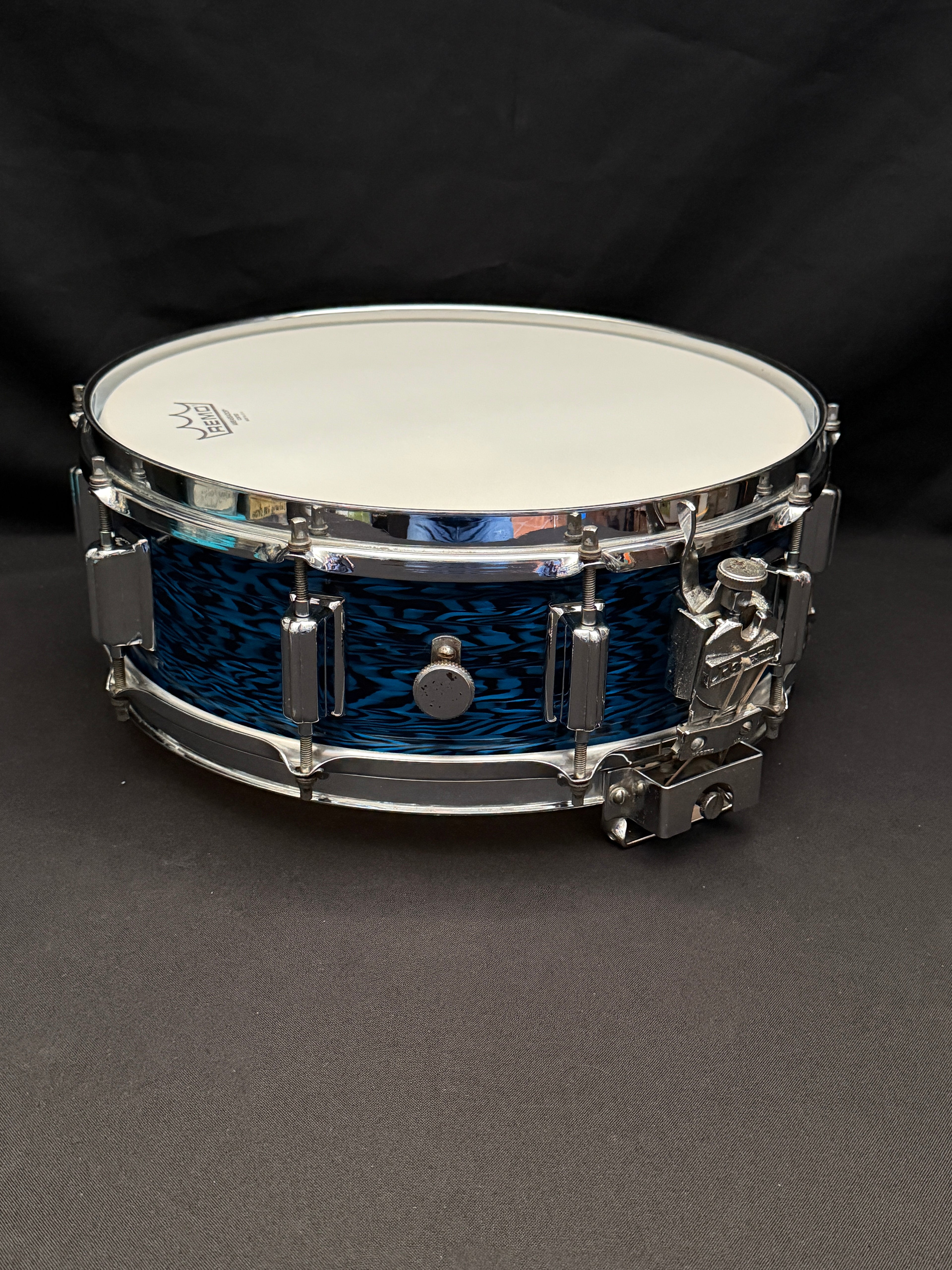 1969 Rogers Dynasonic 14" x 5" snare drum in Blue Onyx finish #18710