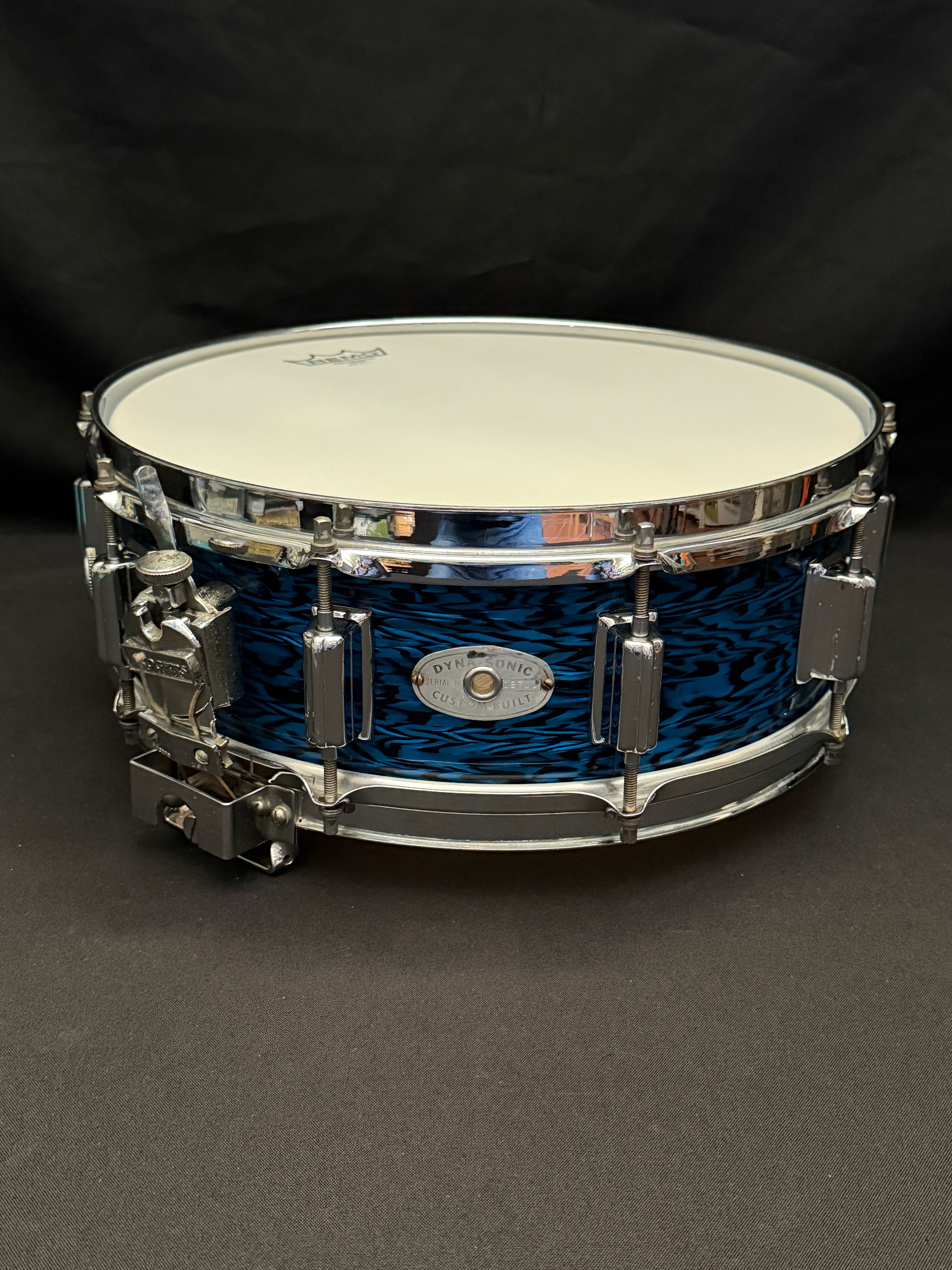 1969 Rogers Dynasonic 14" x 5" snare drum in Blue Onyx finish #18710