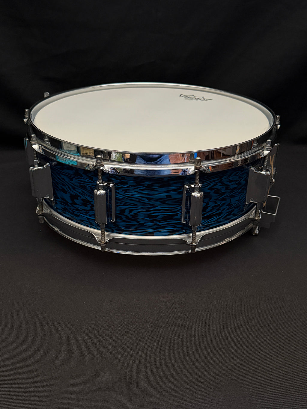 1969 Rogers Dynasonic 14" x 5" snare drum in Blue Onyx finish #18710