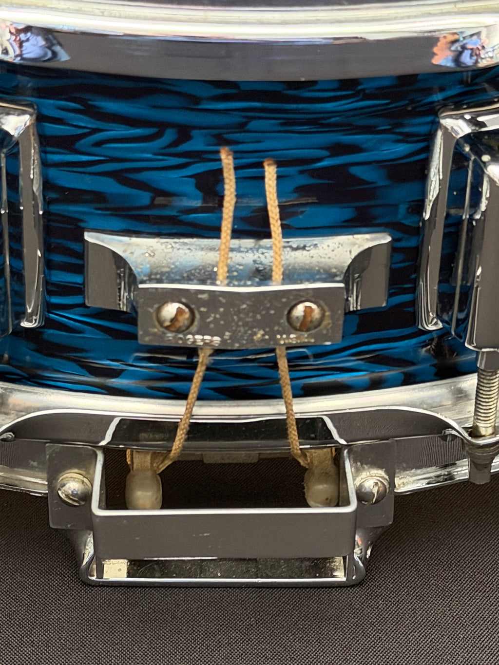 1969 Rogers Dynasonic 14" x 5" snare drum in Blue Onyx finish #18710