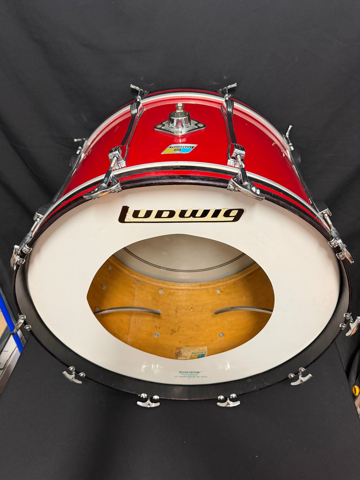 1971 Ludwig Mach 5 Red Cortex 24" - 12" -13" - 16" Drumset