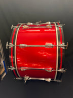 1971 Ludwig Mach 5 Red Cortex 24" - 12" -13" - 16" Drumset