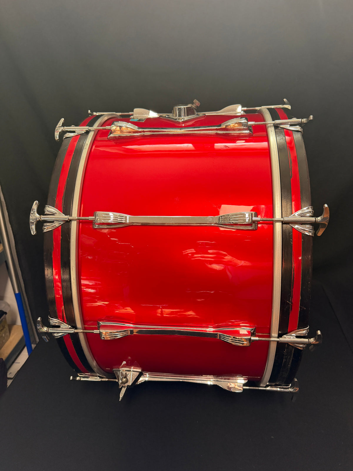 1971 Ludwig Mach 5 Red Cortex 24" - 12" -13" - 16" Drumset