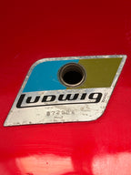 1971 Ludwig Mach 5 Red Cortex 24" - 12" -13" - 16" Drumset