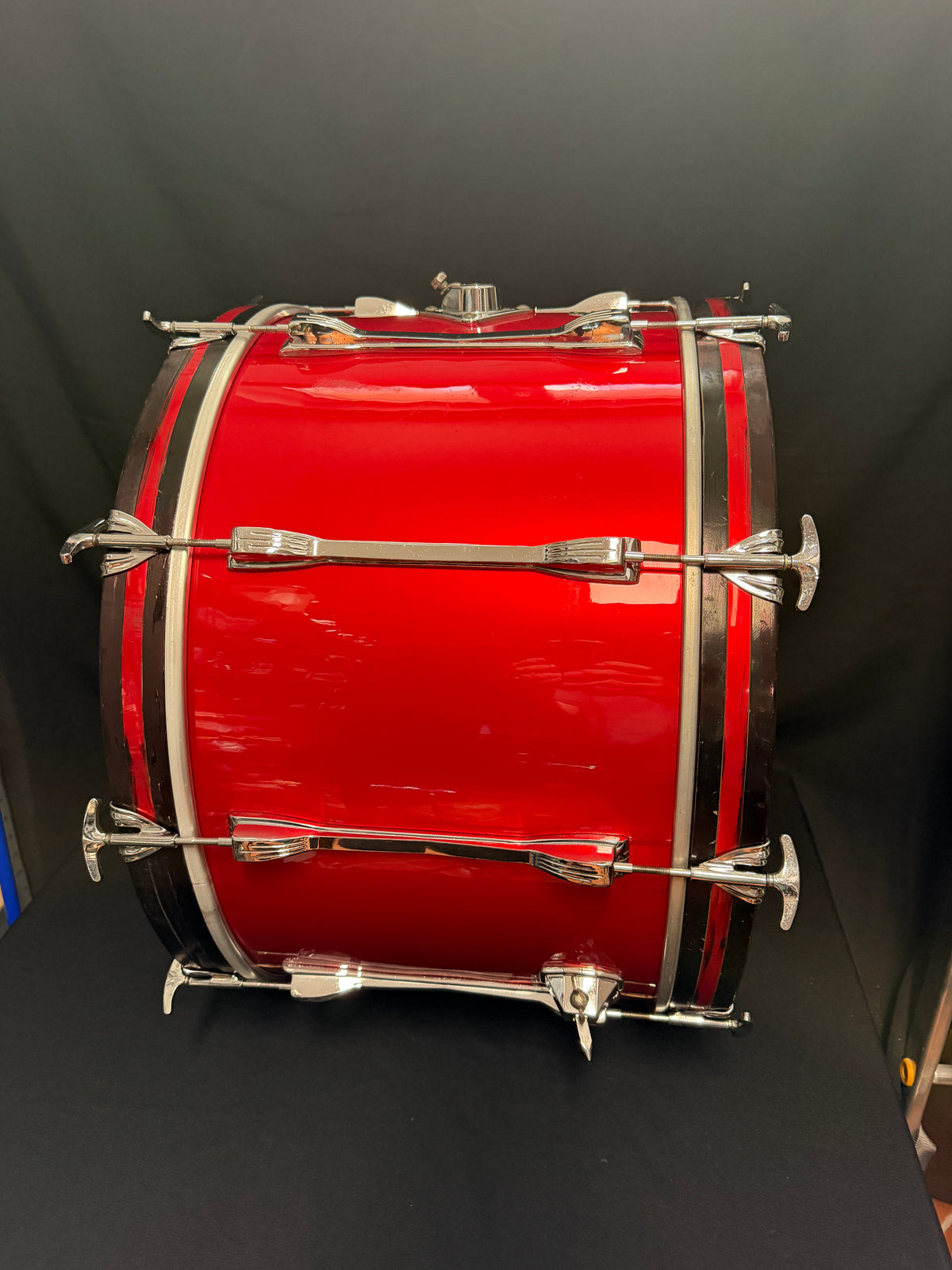 1971 Ludwig Mach 5 Red Cortex 24" - 12" -13" - 16" Drumset