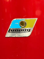 1971 Ludwig Mach 5 Red Cortex 24" - 12" -13" - 16" Drumset