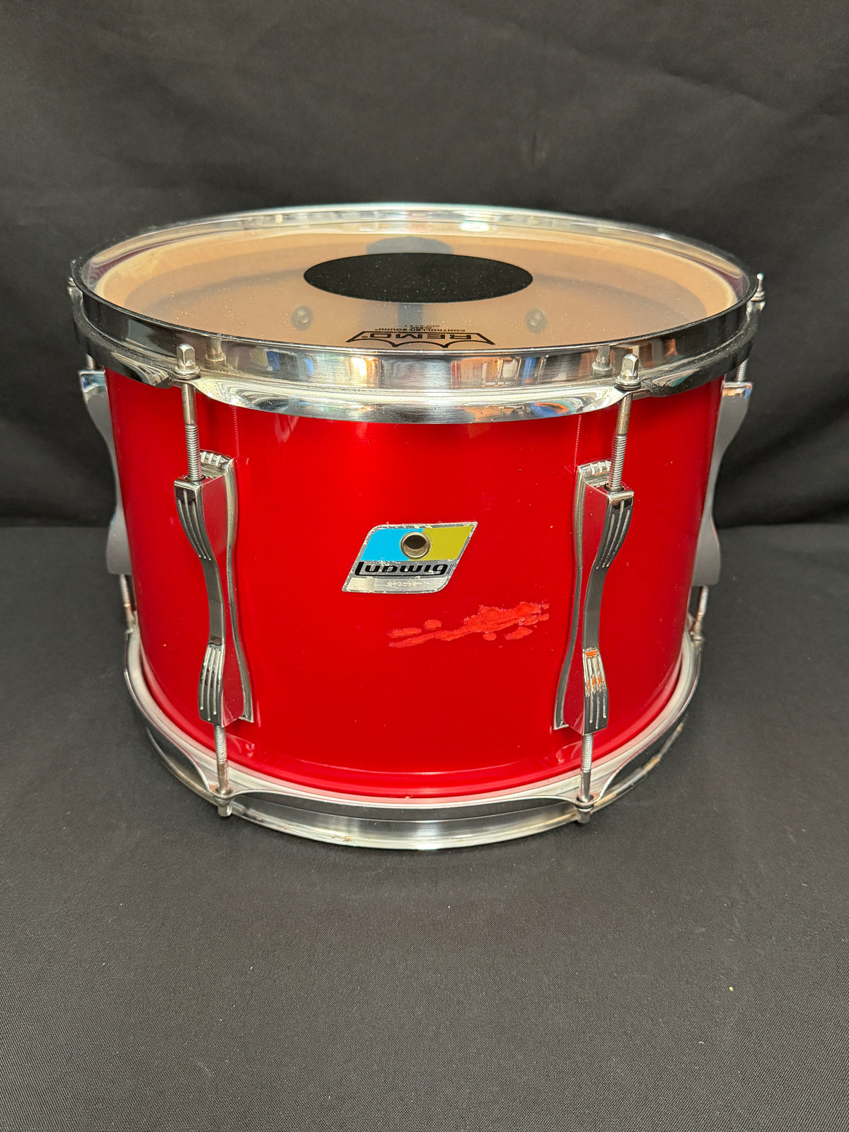1971 Ludwig Mach 5 Red Cortex 24" - 12" -13" - 16" Drumset