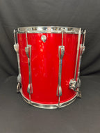 1971 Ludwig Mach 5 Red Cortex 24" - 12" -13" - 16" + Snare 14" x 5" Drumset
