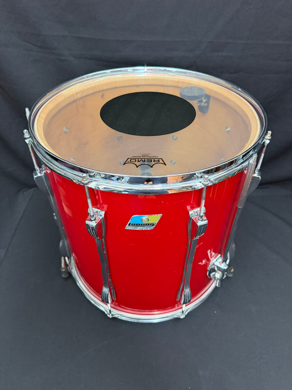 1971 Ludwig Mach 5 Red Cortex 24" - 12" -13" - 16" Drumset