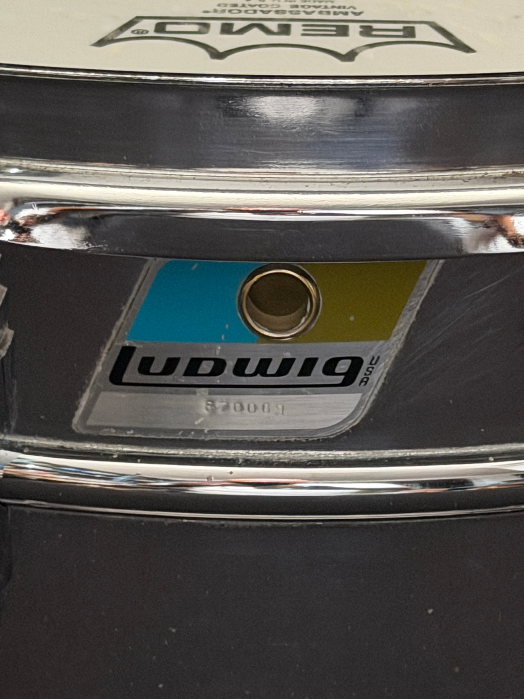 1971 Ludwig Mach 5 Red Cortex 24" - 12" -13" - 16" + Snare 14" x 5" Drumset