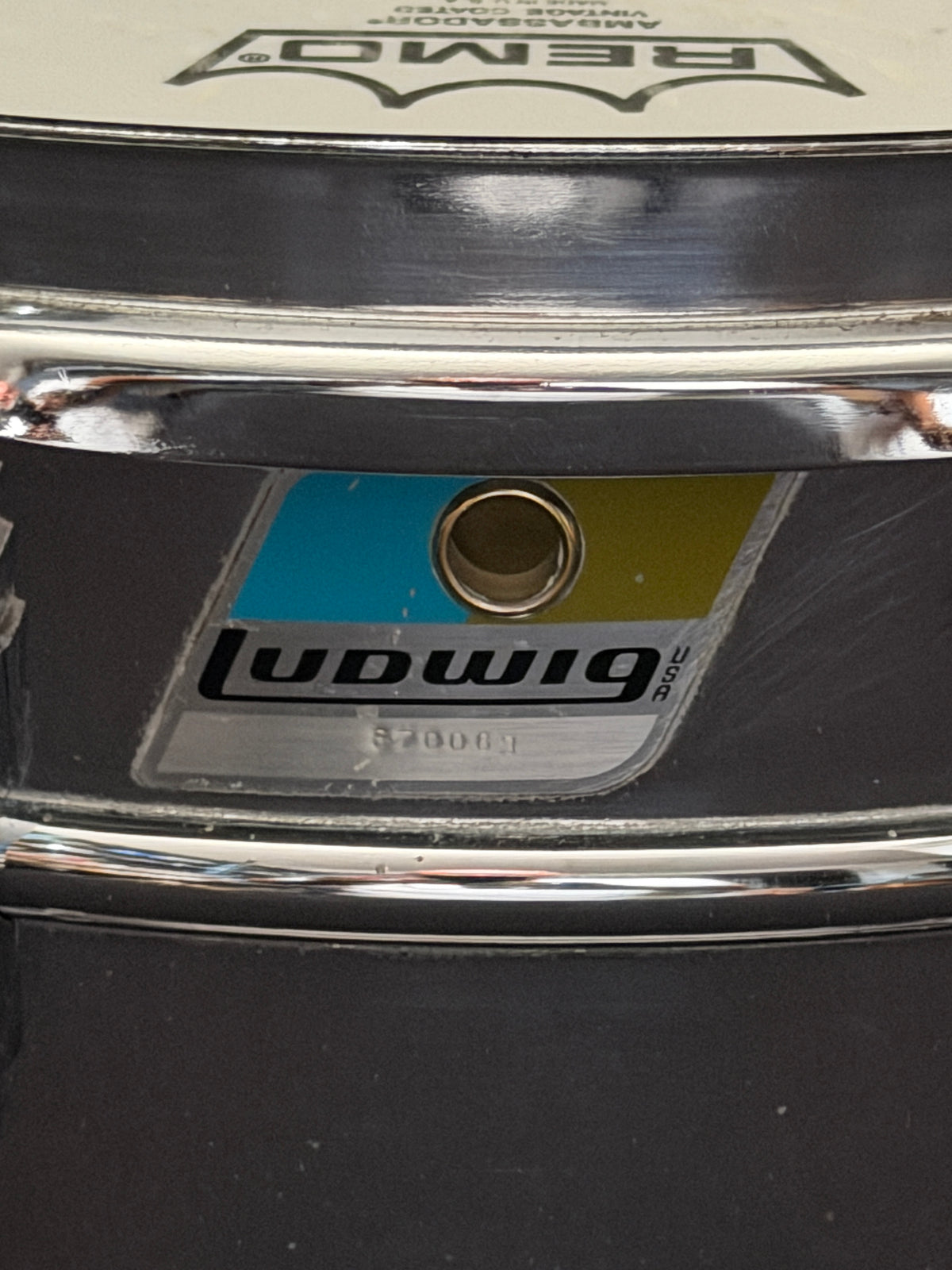 1971 Ludwig Mach 5 Red Cortex 24" - 12" -13" - 16" + Snare 14" x 5" Drumset
