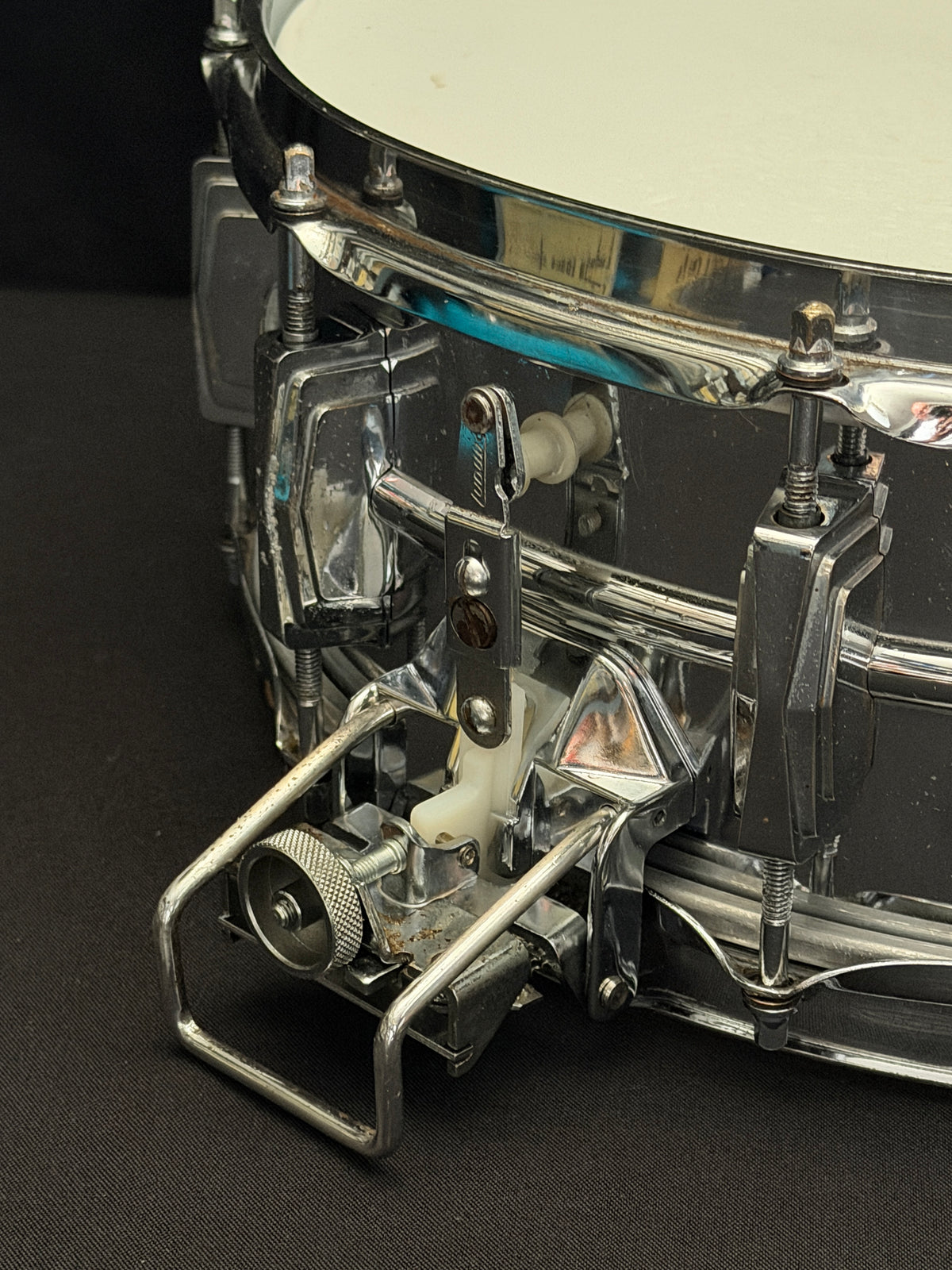 1971 Ludwig Mach 5 Red Cortex 24" - 12" -13" - 16" + Snare 14" x 5" Drumset
