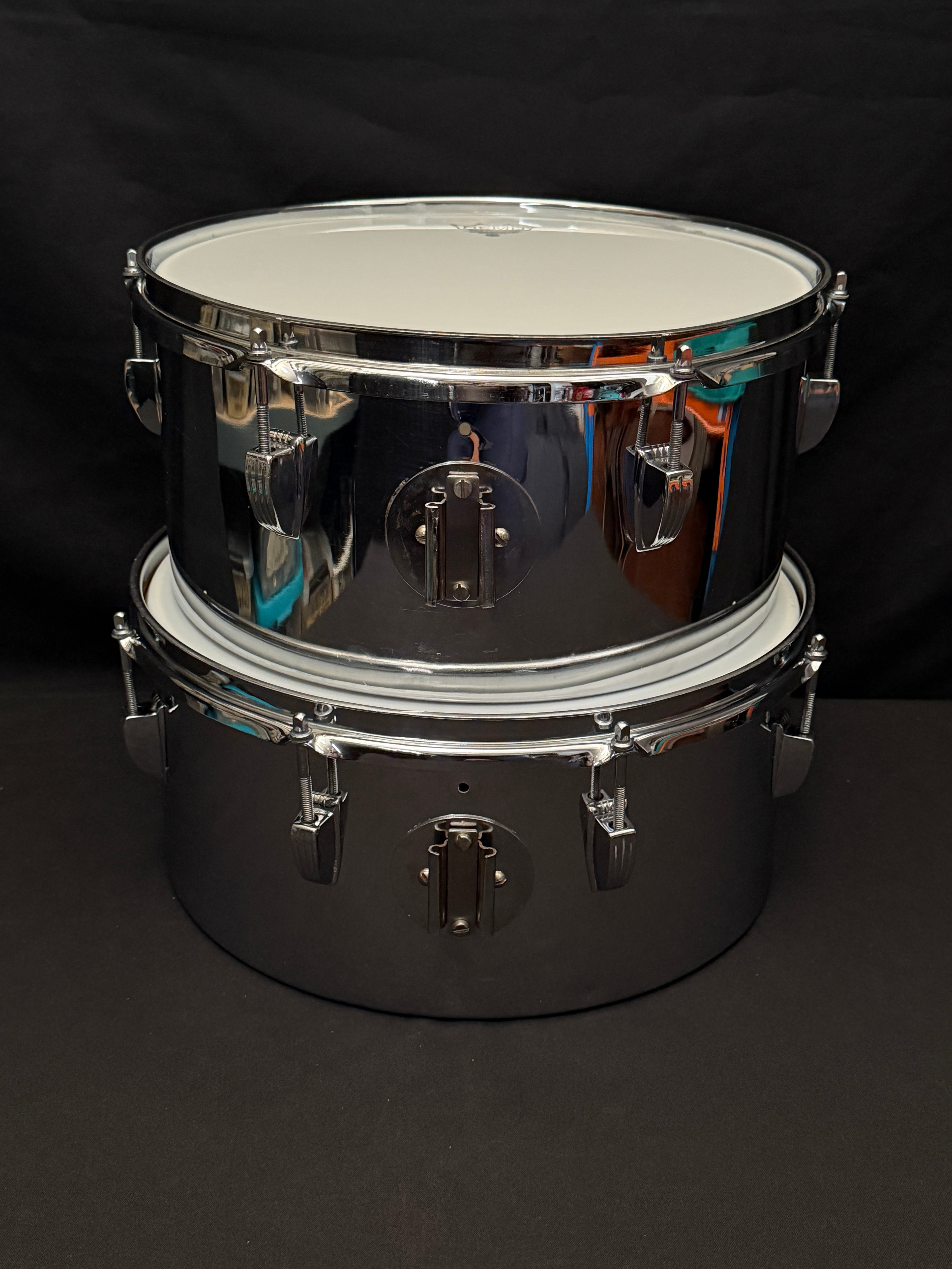 1979 Ludwig Steel Timbales 13" and 14"