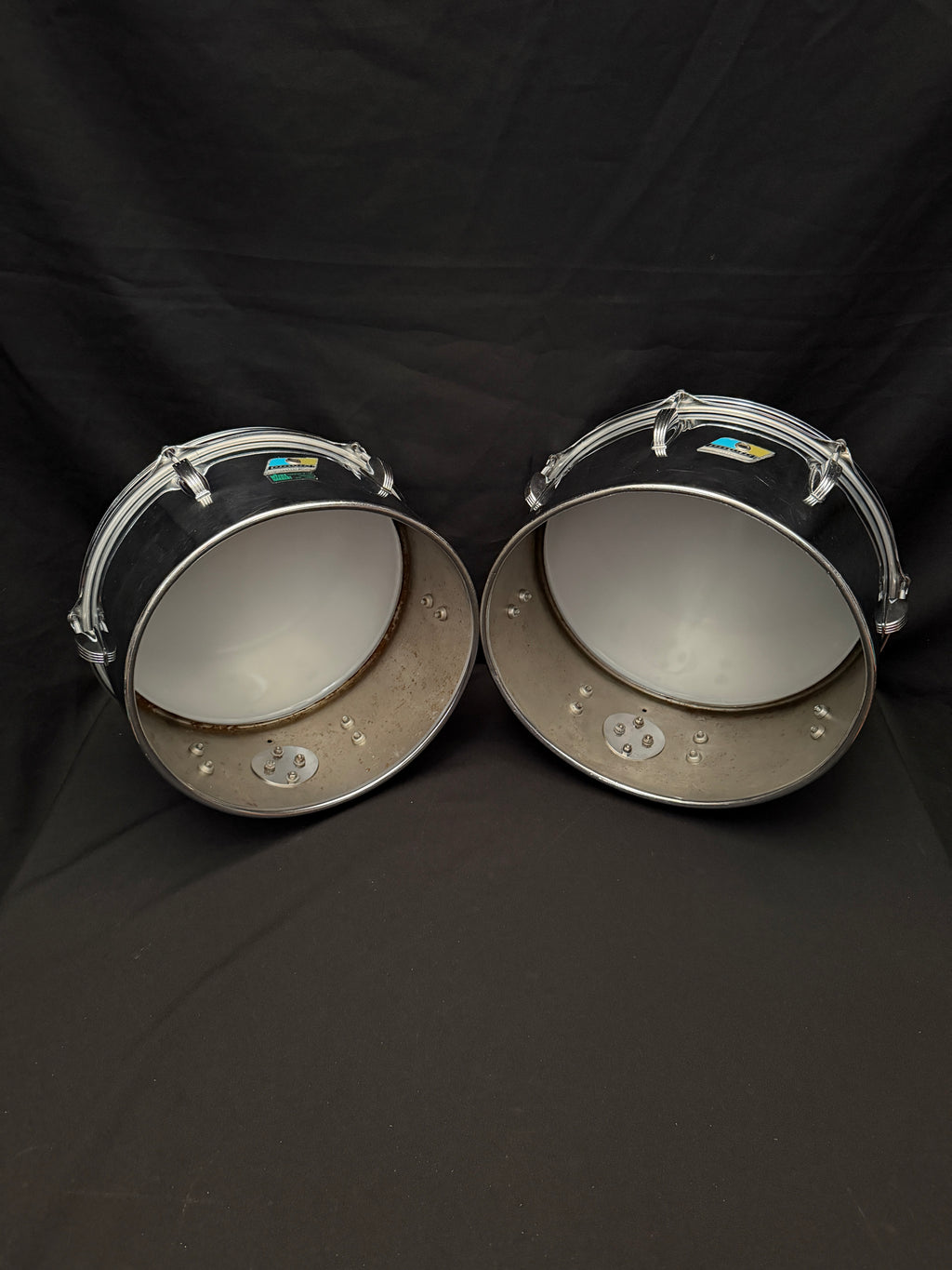 1979 Ludwig Steel Timbales 13" and 14"