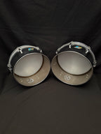 1979 Ludwig Steel Timbales 13" and 14"