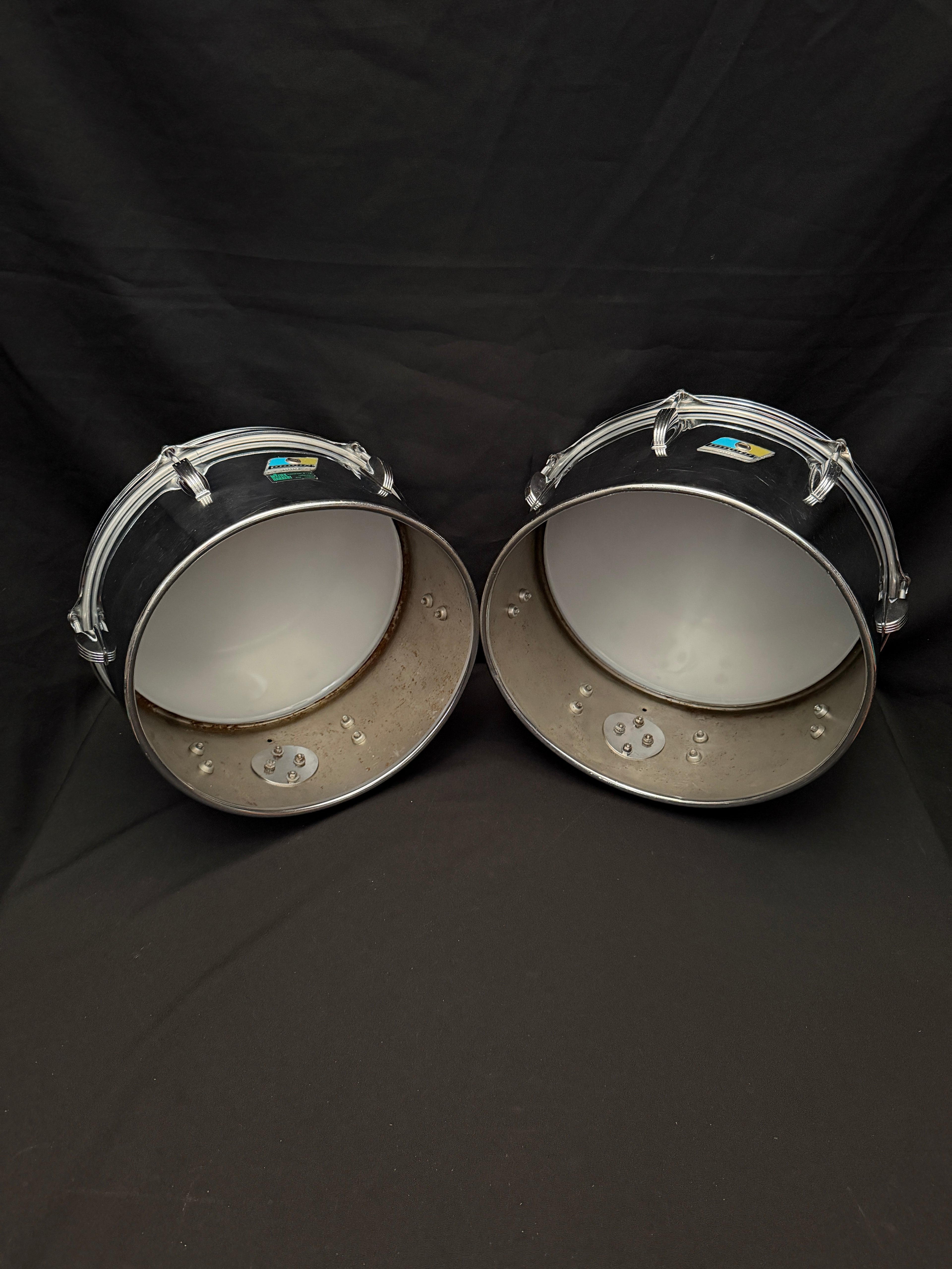 1979 Ludwig Steel Timbales 13" and 14"