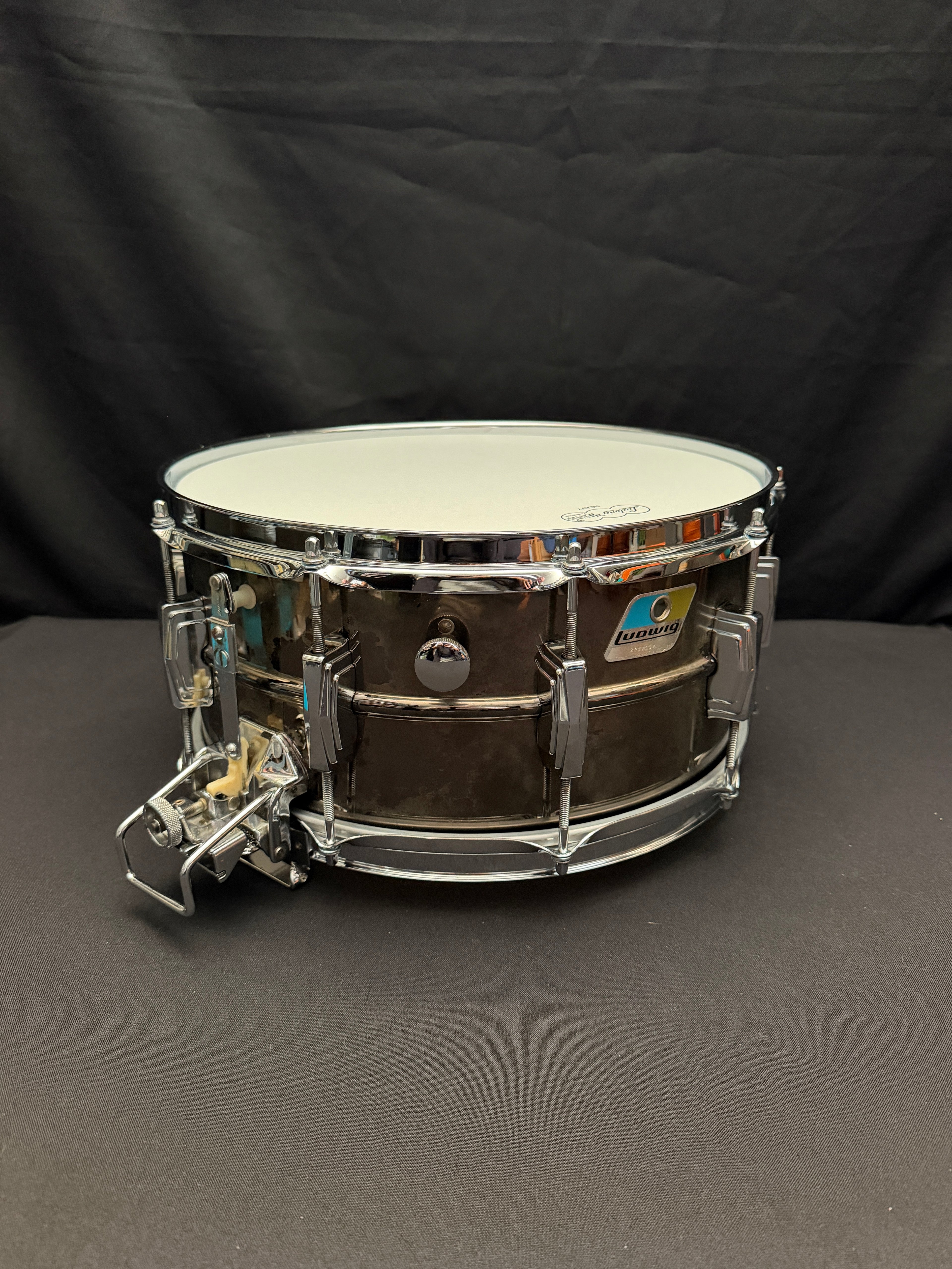 1980 Ludwig 14” x 6,5” Black Beauty Super Sensitive snare drum