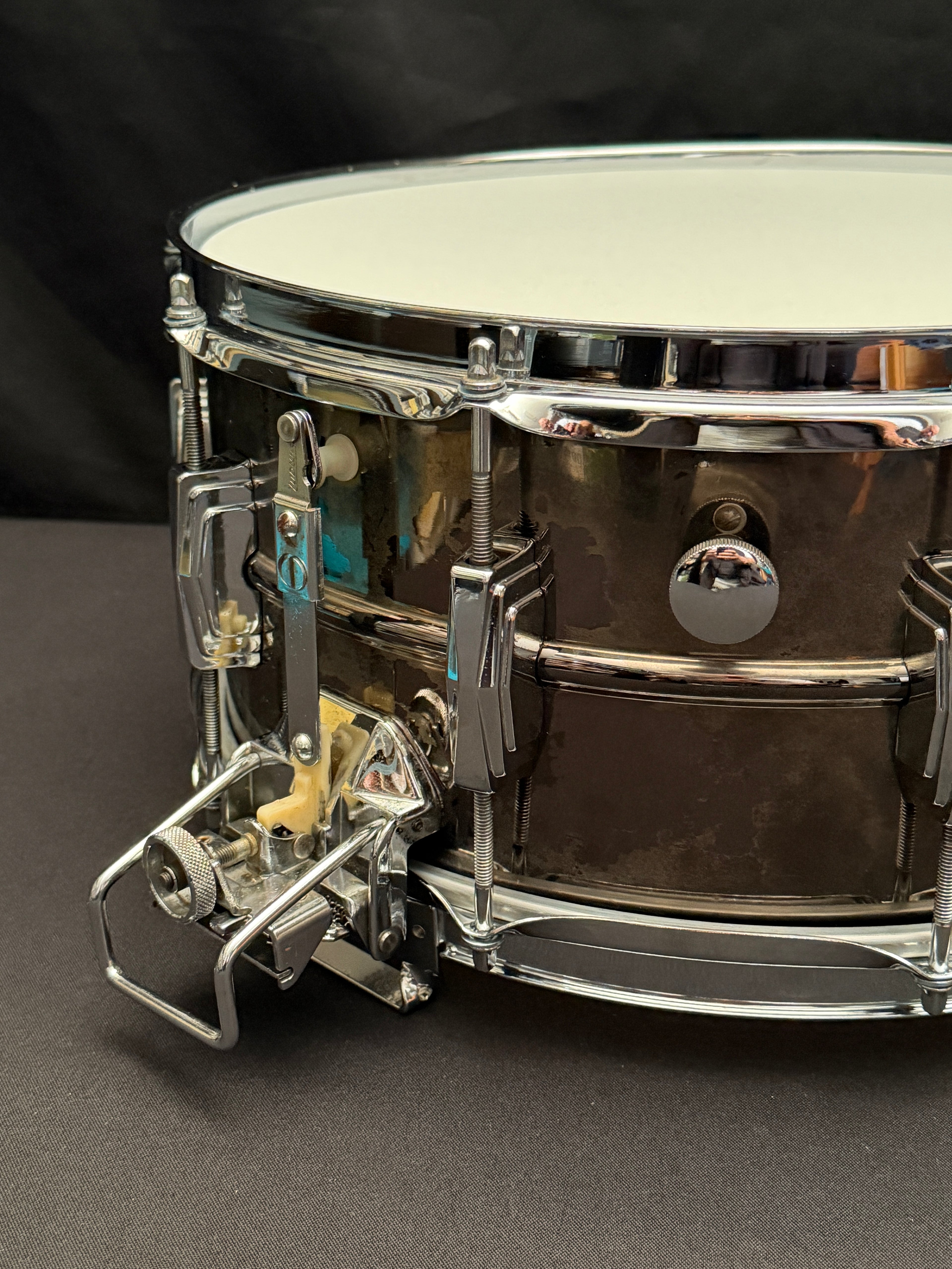 1980 Ludwig 14” x 6,5” Black Beauty Super Sensitive snare drum
