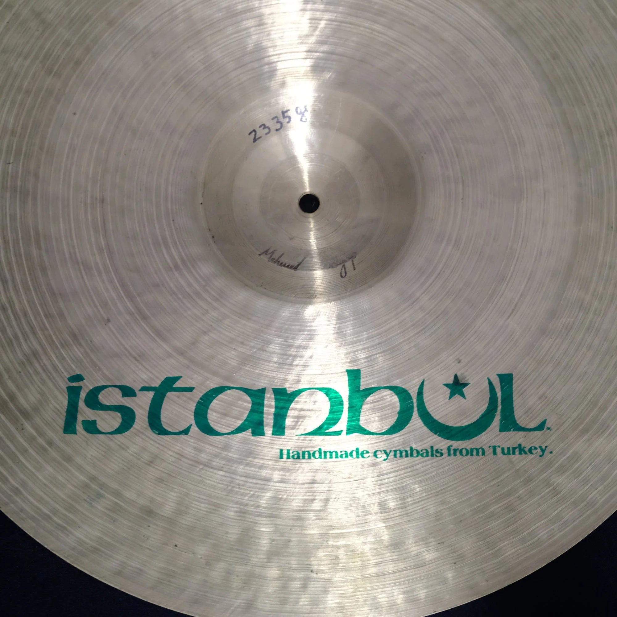 20" Istanbul Pre-Split Mehmet Agop Medium Ride 2335 grams green logo