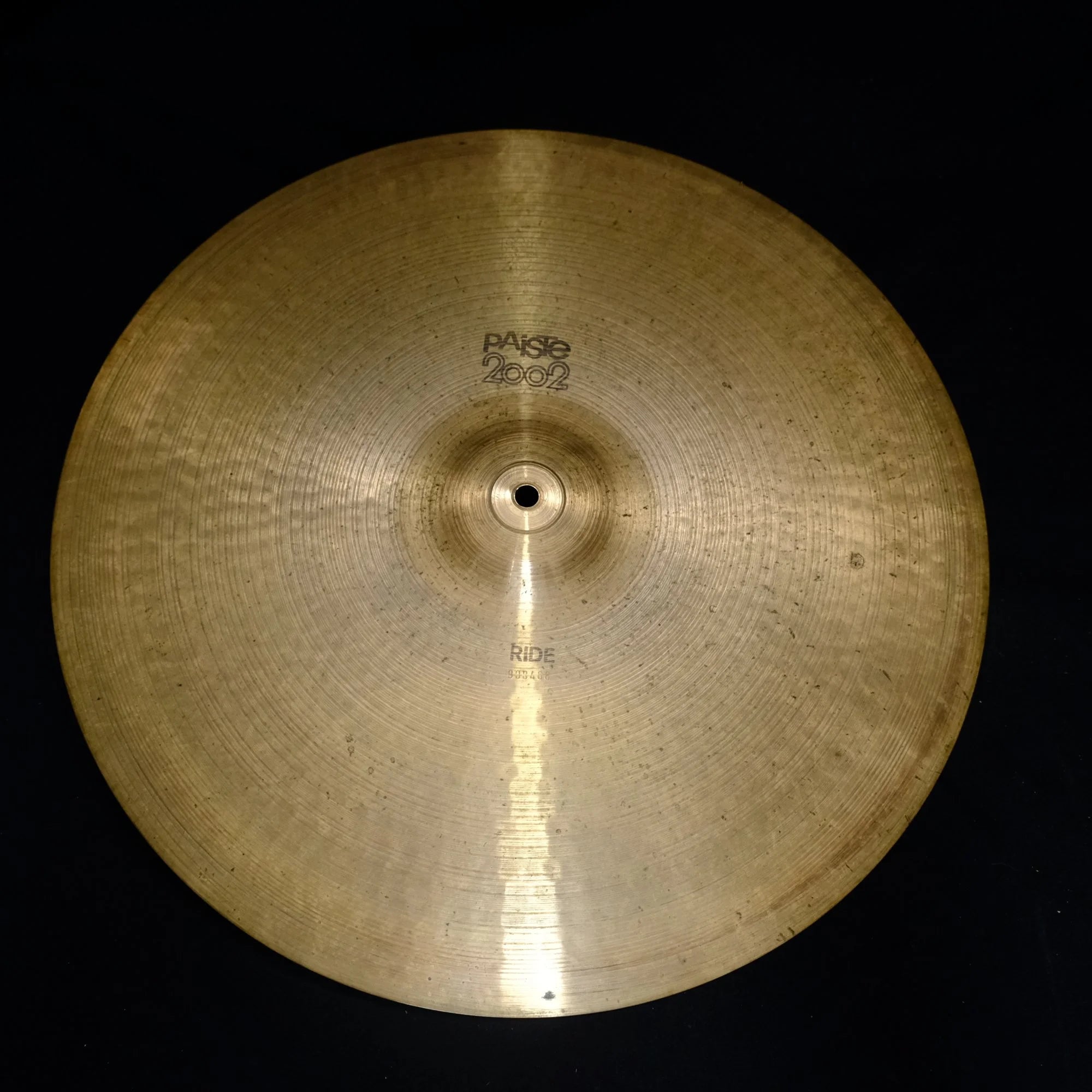 20" Paiste 2002 Ride black label 2178 grams from 1979